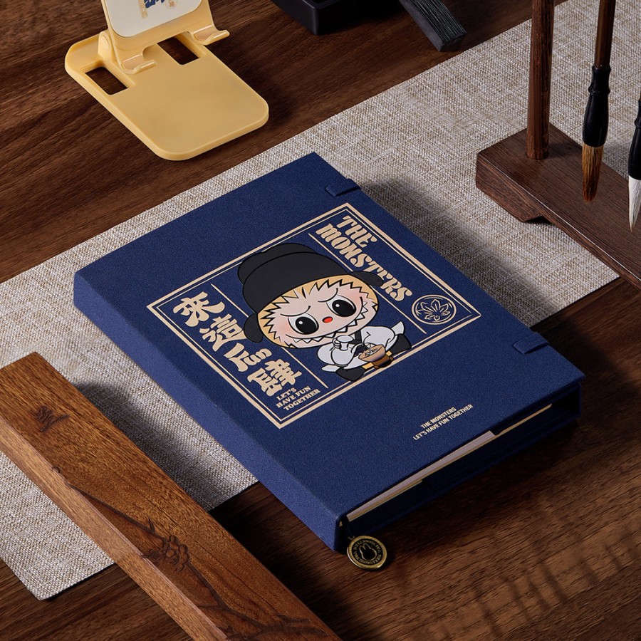 pop mart the monsters lets have fun together series notebook