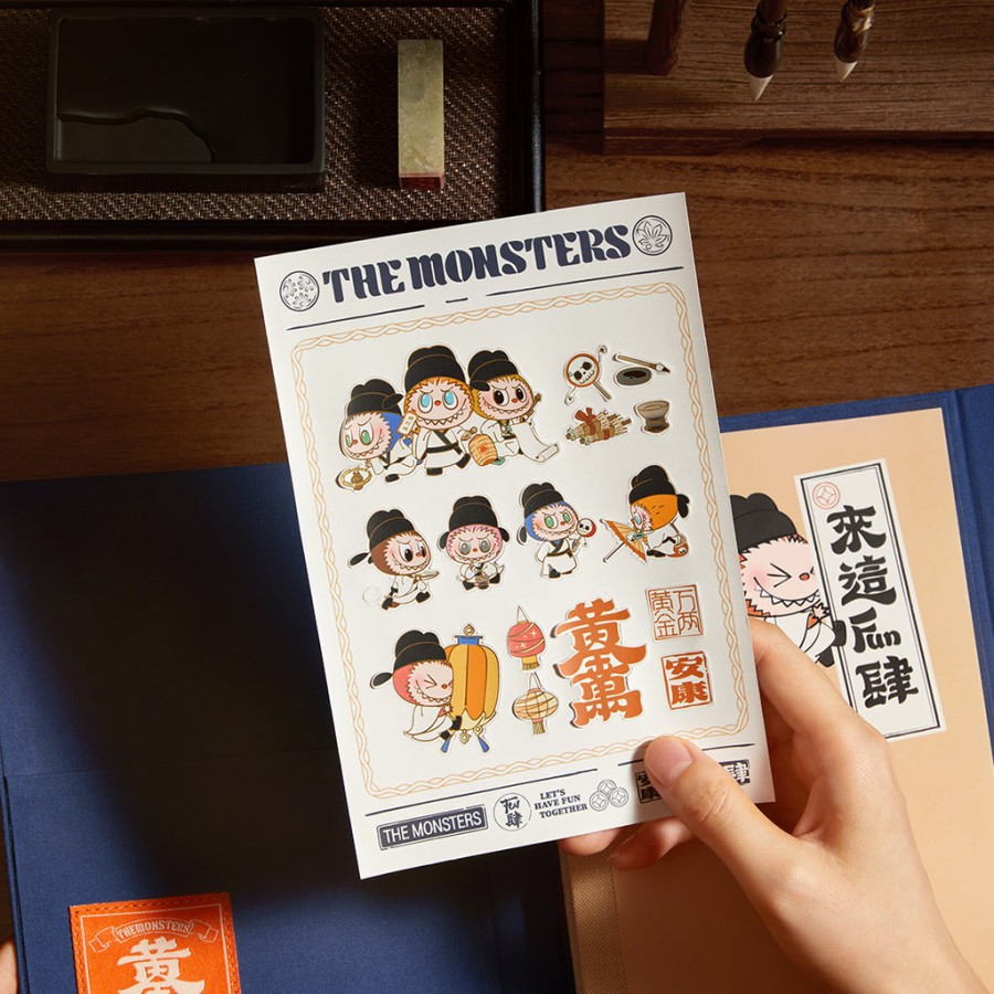 pop mart the monsters lets have fun together series notebook