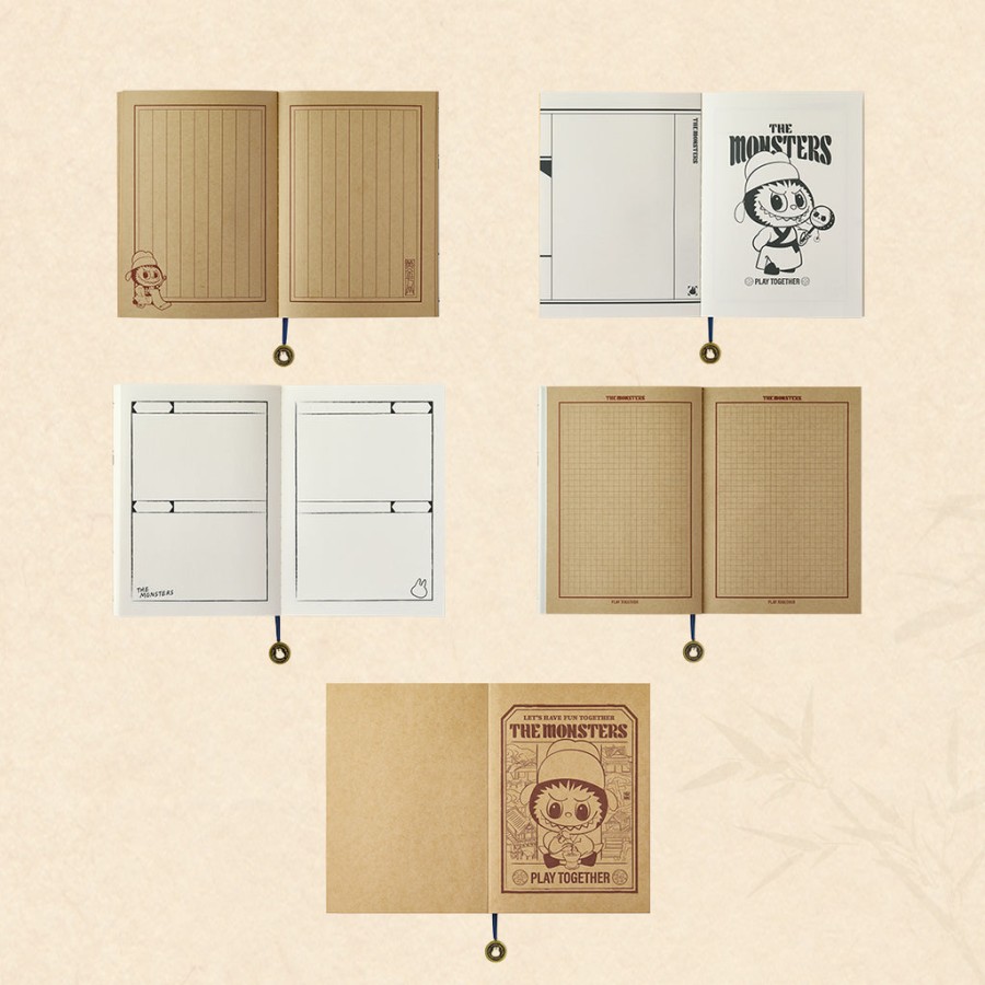 pop mart the monsters lets have fun together series notebook