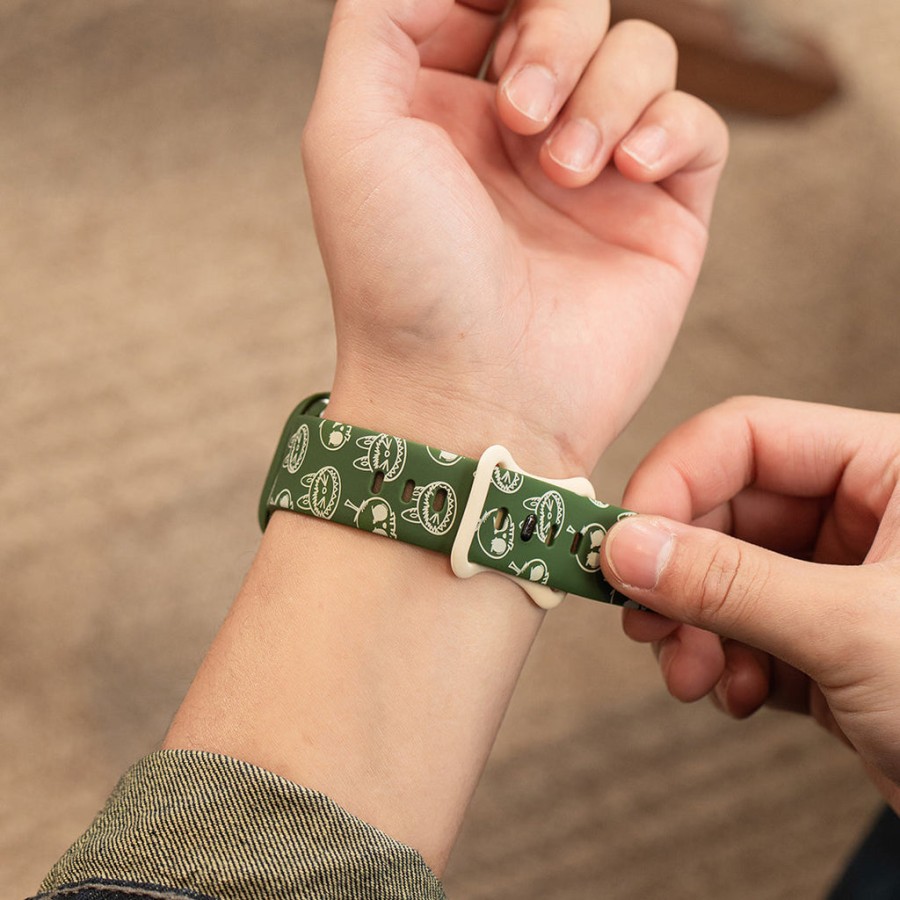 pop mart the monsters home of the elves series apple watch band