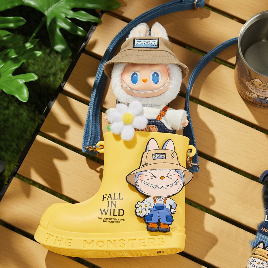 pop mart the monsters labubu fall in wild rain boot bag