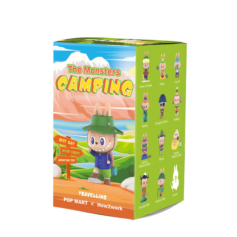 pop mart the monsters labubu camping series blind box