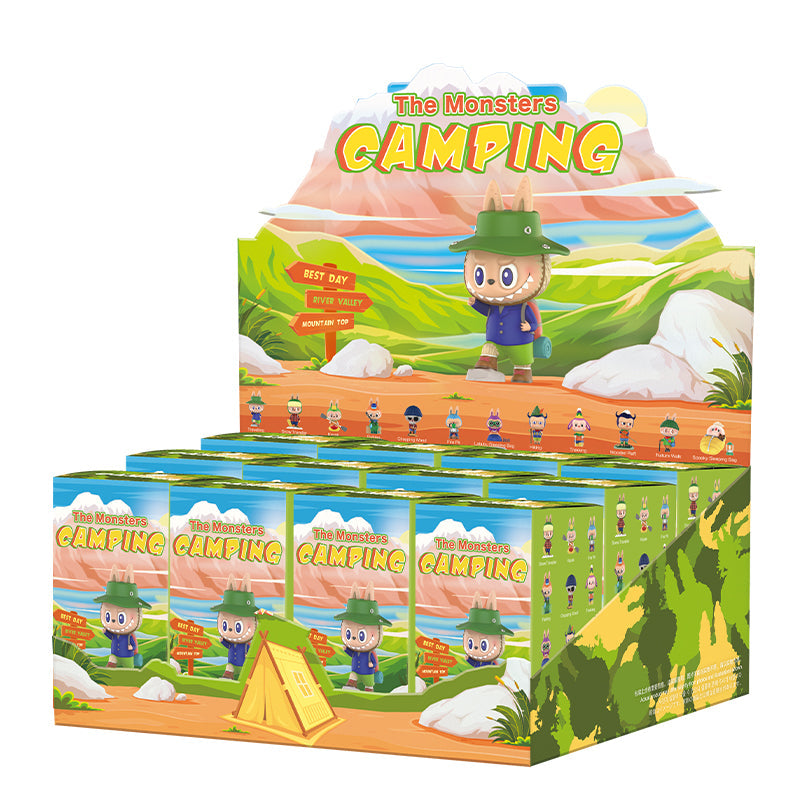 pop mart the monsters labubu camping series blind box