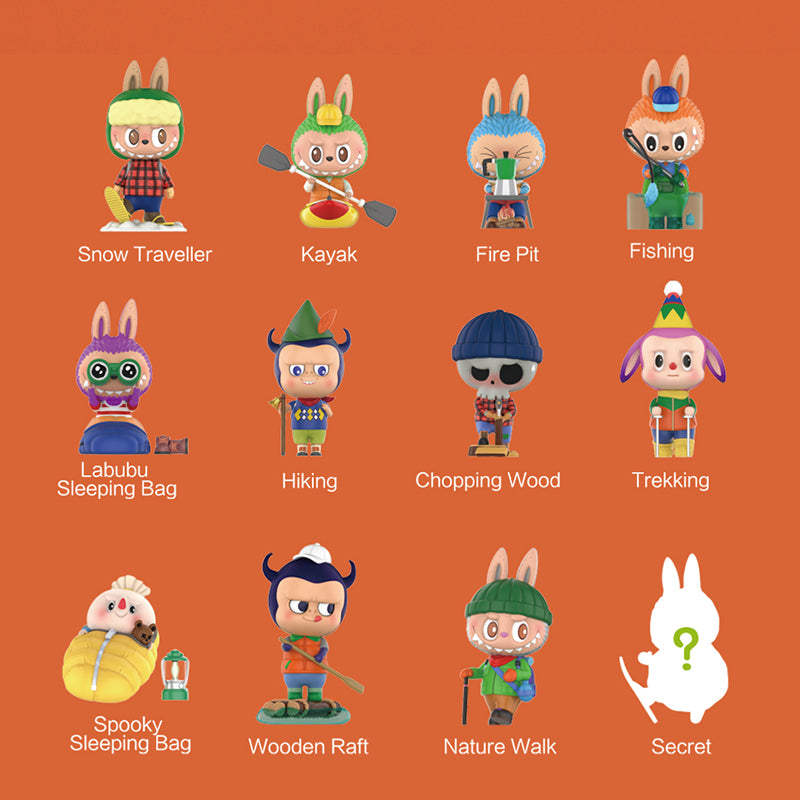 pop mart the monsters labubu camping series blind box