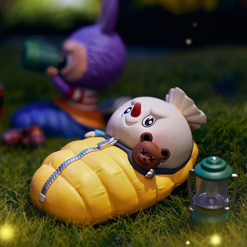 pop mart the monsters labubu camping series blind box