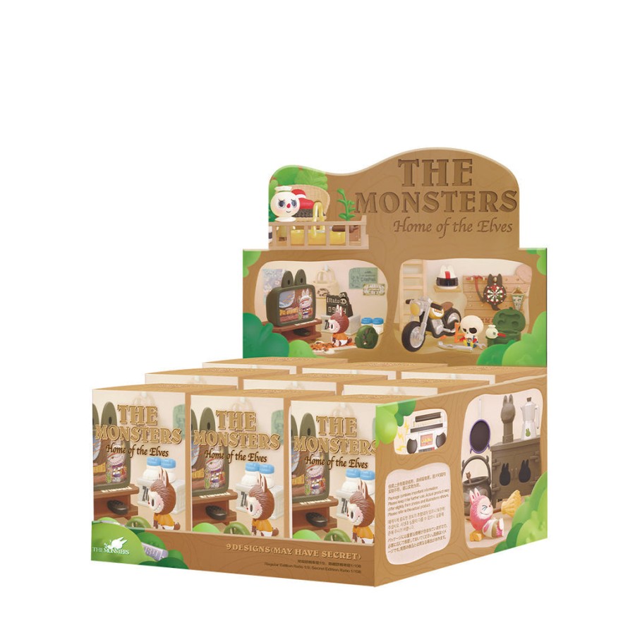 pop mart the monsters home of the elves series prop blind box