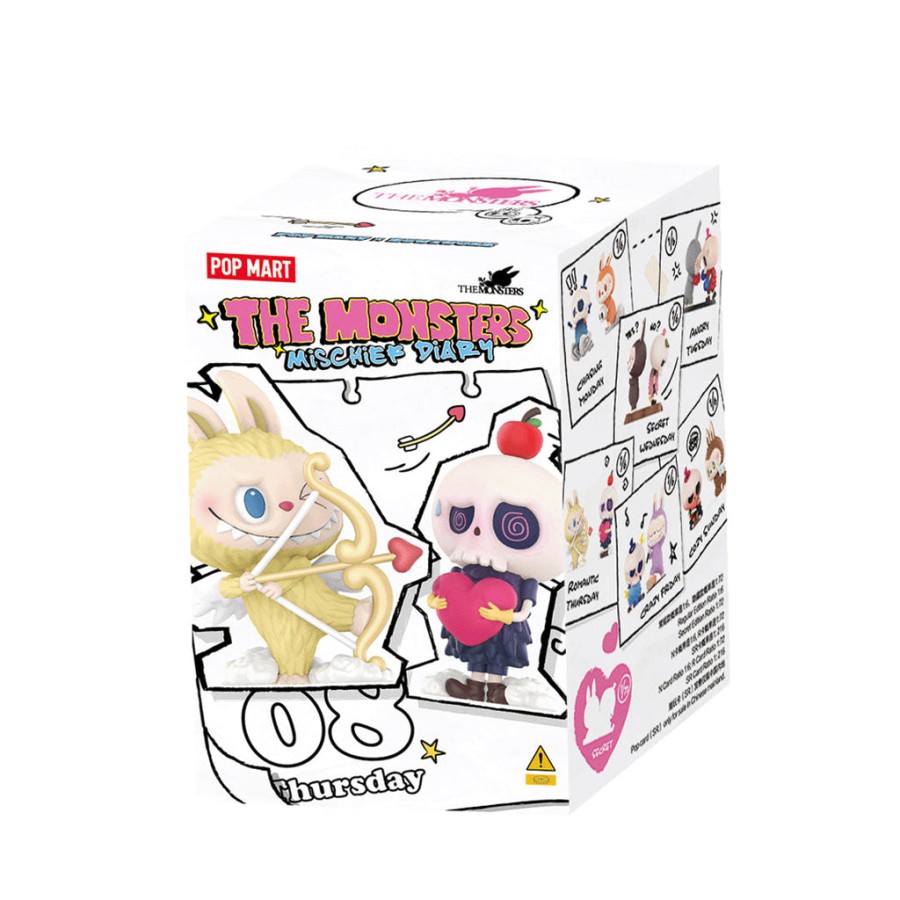 pop mart the monsters mischief diary series blind box labubu u0026tycoco