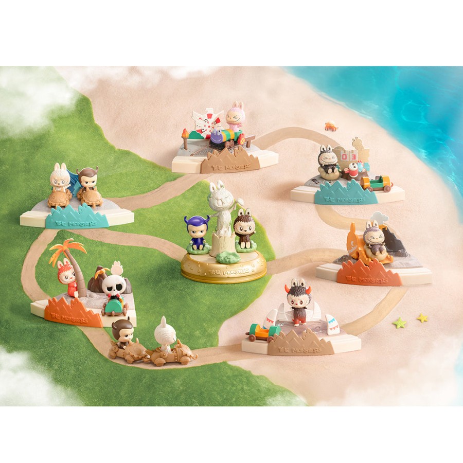 pop mart the monsters playing games series blind box scene set