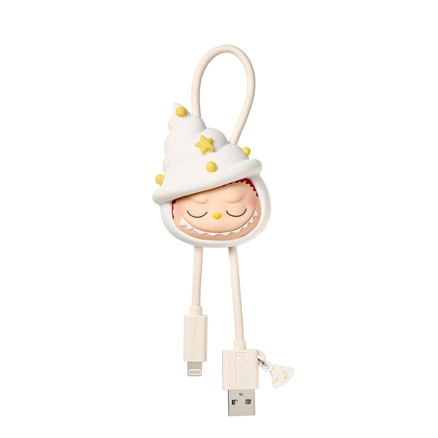 pop mart the monsters labubu drunk in sea series phone cable blind box
