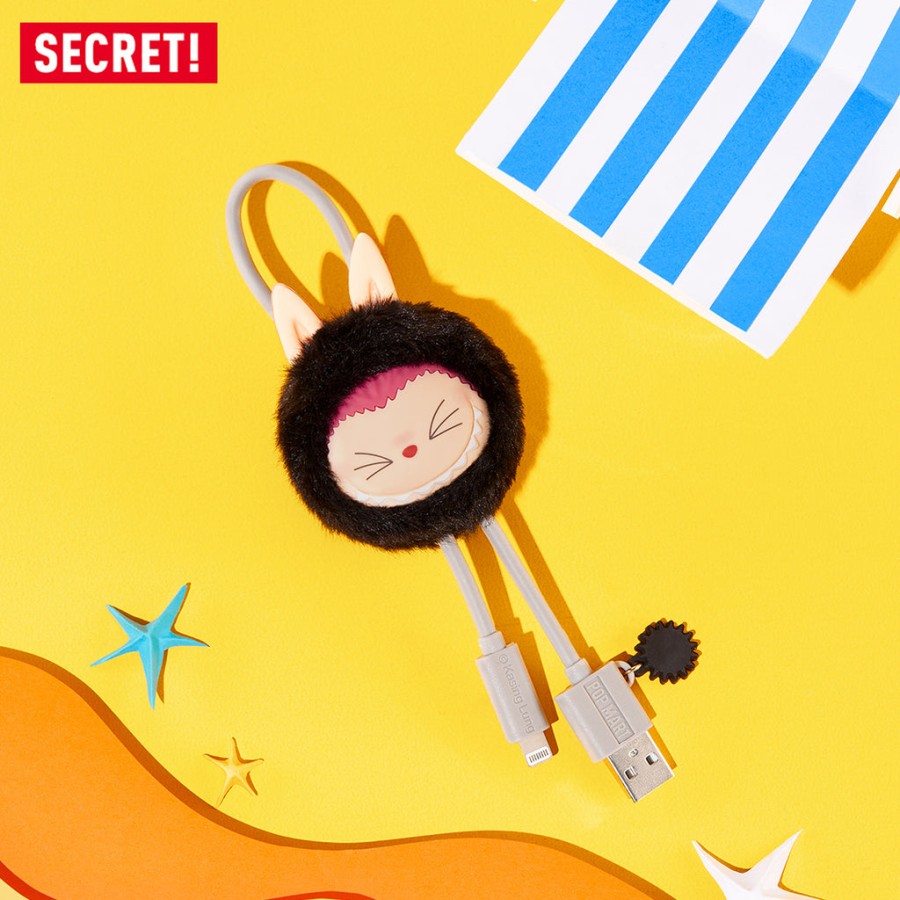 pop mart the monsters labubu drunk in sea series phone cable blind box
