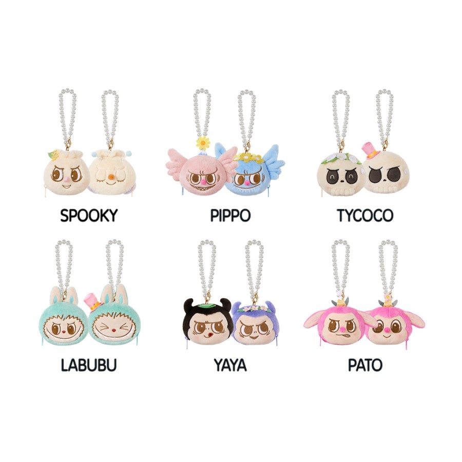 pop mart the monsters party series reversible plush bag blind box