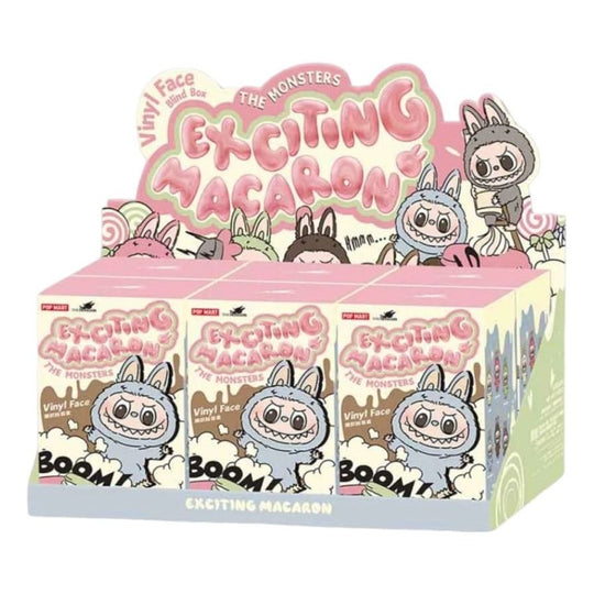 pop mart pop mart the monsters labubu tasty macarons casos sealed 6 blind boxes ppmt-2310-0069