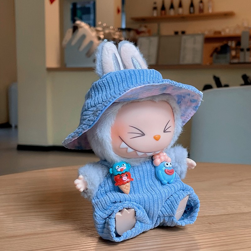 labubu have a sea doll overalls outfit