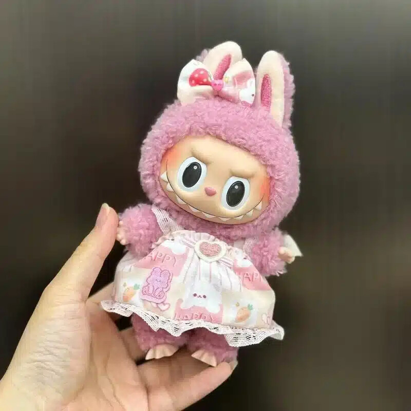 dress pink para labubu the monsters