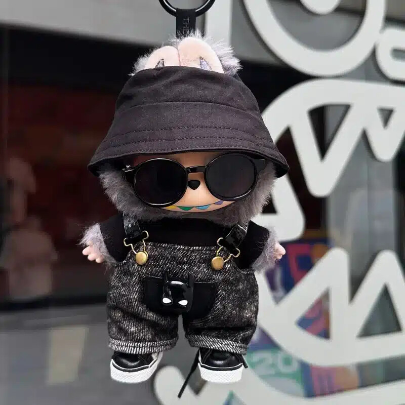 black clothes set for labubu