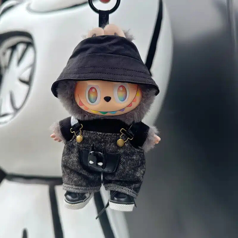 black clothes set for labubu
