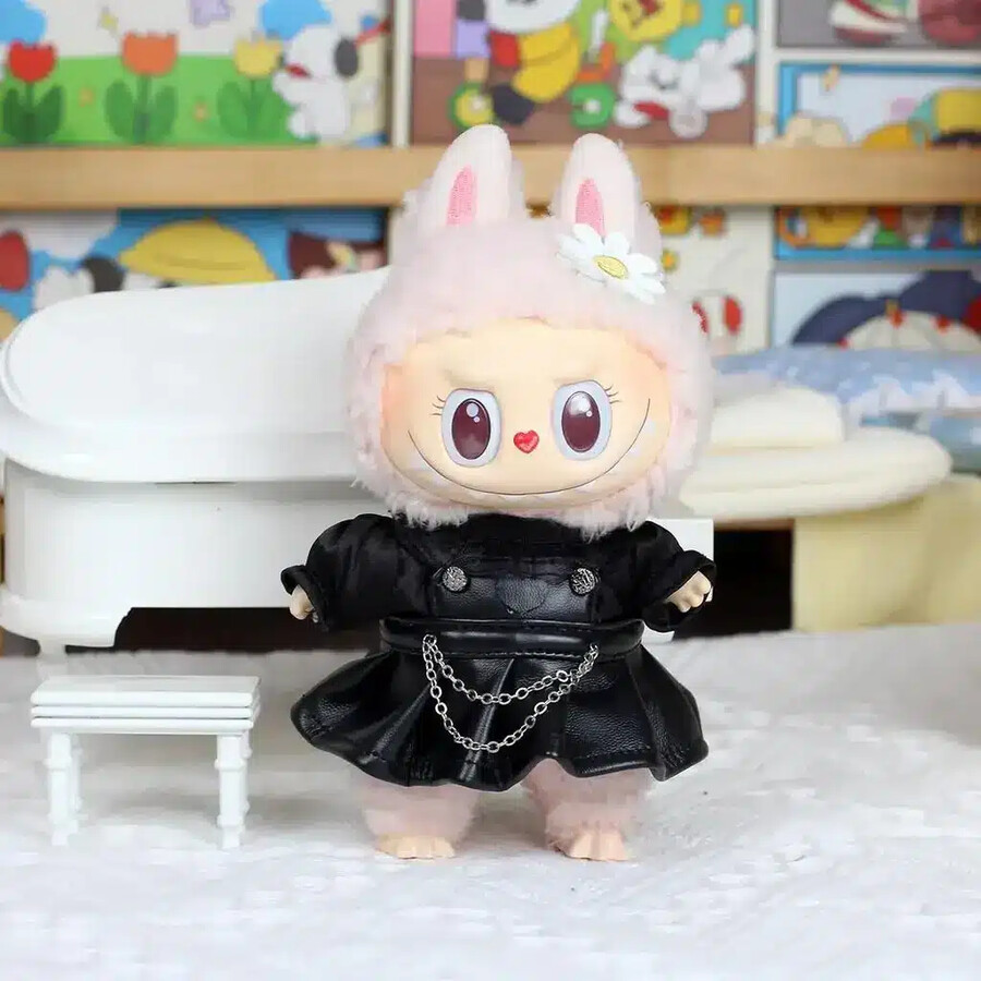 leather clothes for labubu