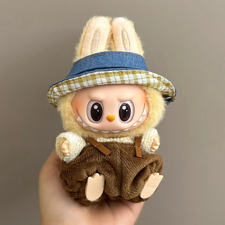 overalls brown for labubu monsters