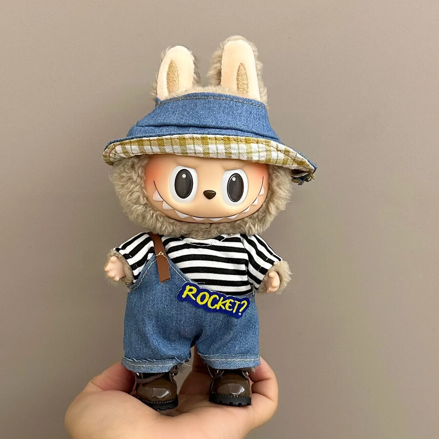 clothes overalls rocket for labubu monsters