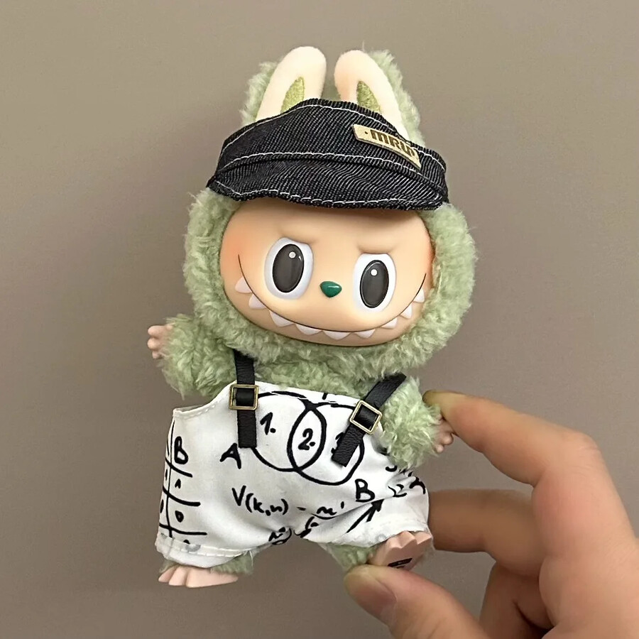 overalls white for labubu monsters