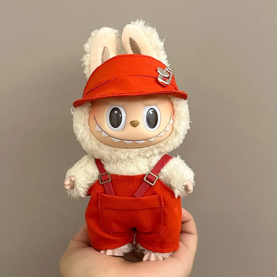 overalls red for labubu monsters
