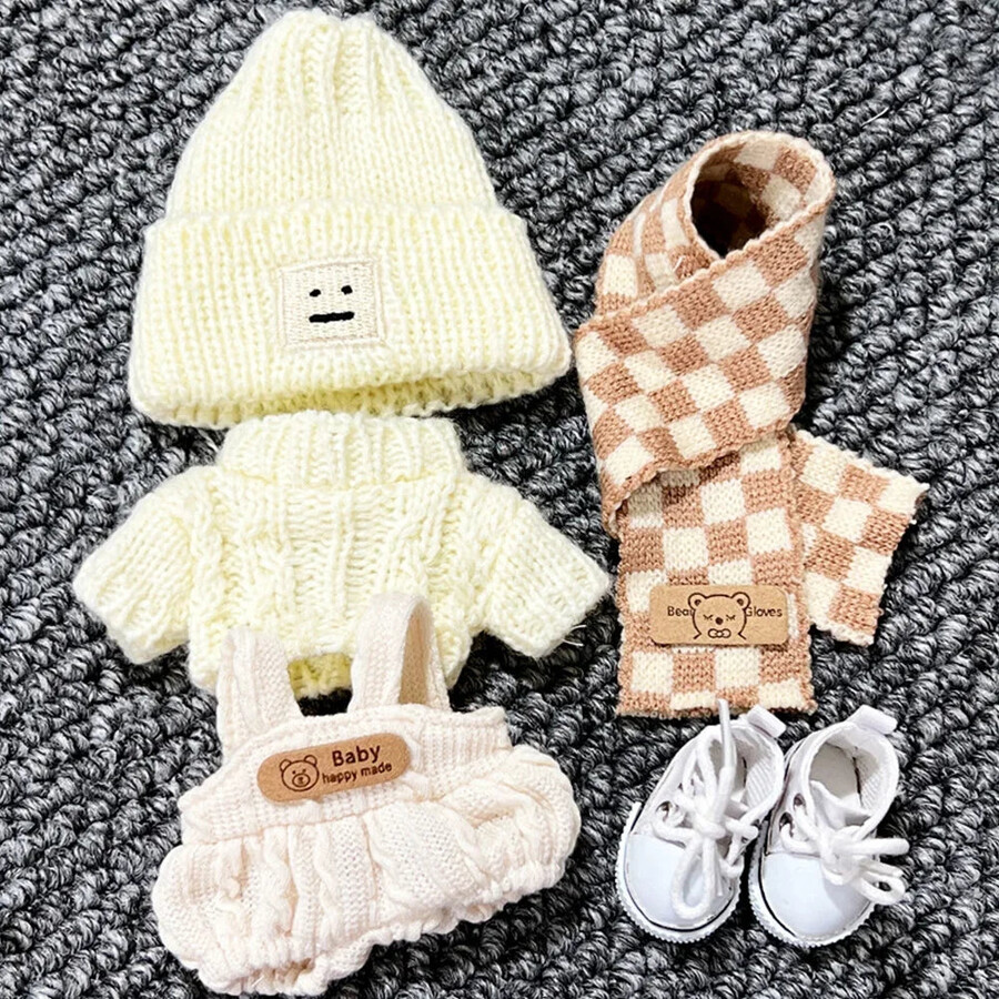 labubu chequered outfit