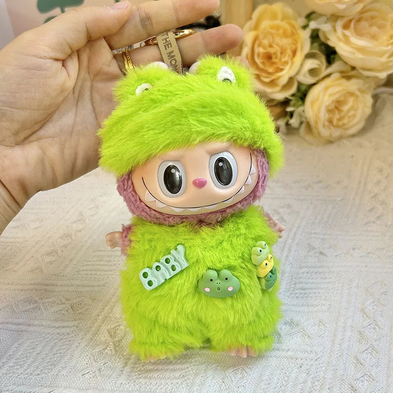 labubu frog outfit