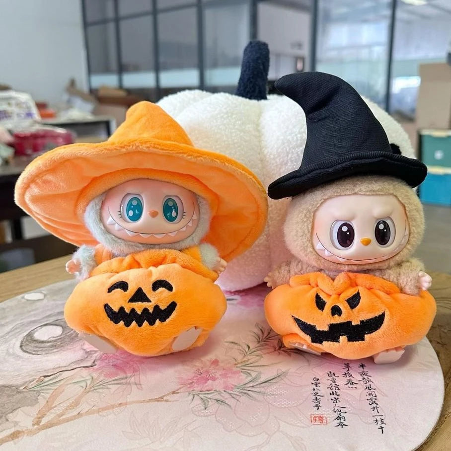 labubu halloween pumpkin outfit