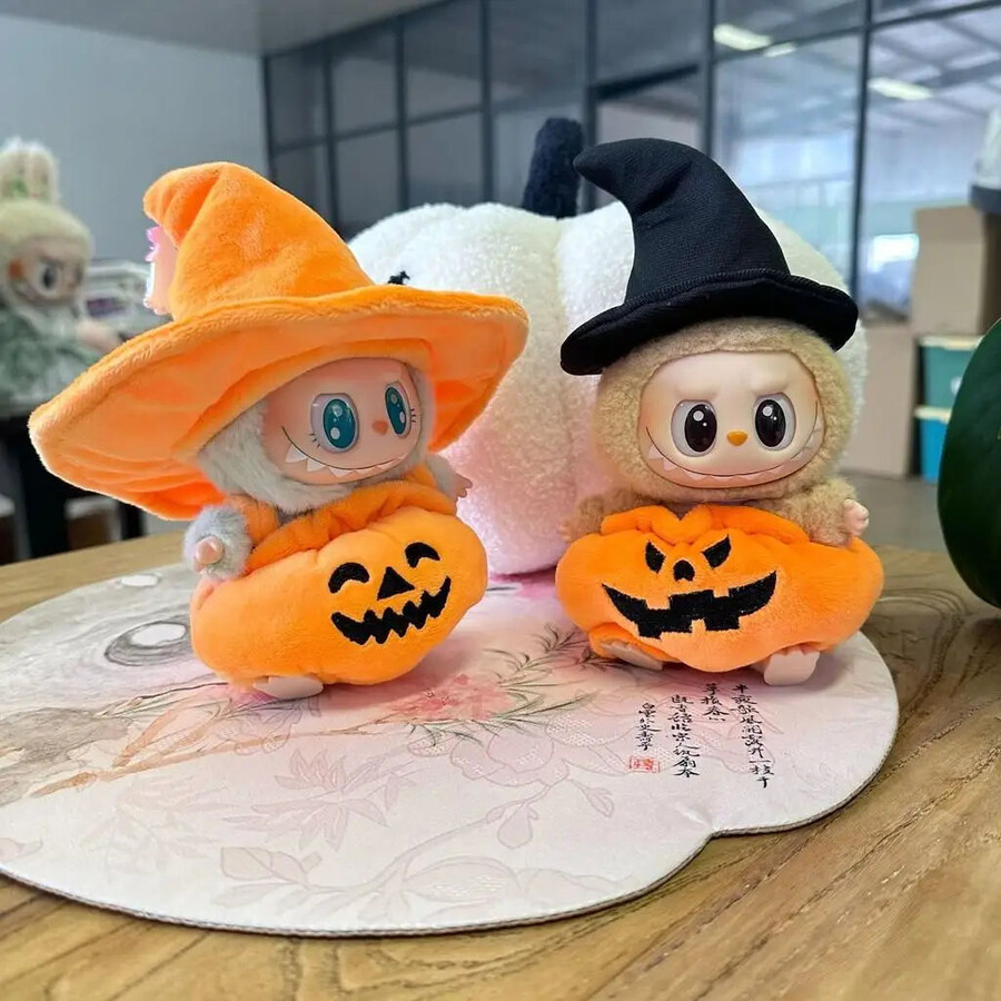 labubu halloween pumpkin outfit