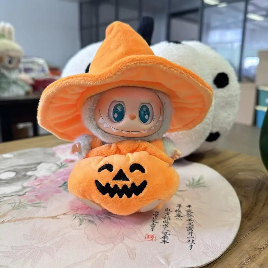 labubu halloween pumpkin outfit