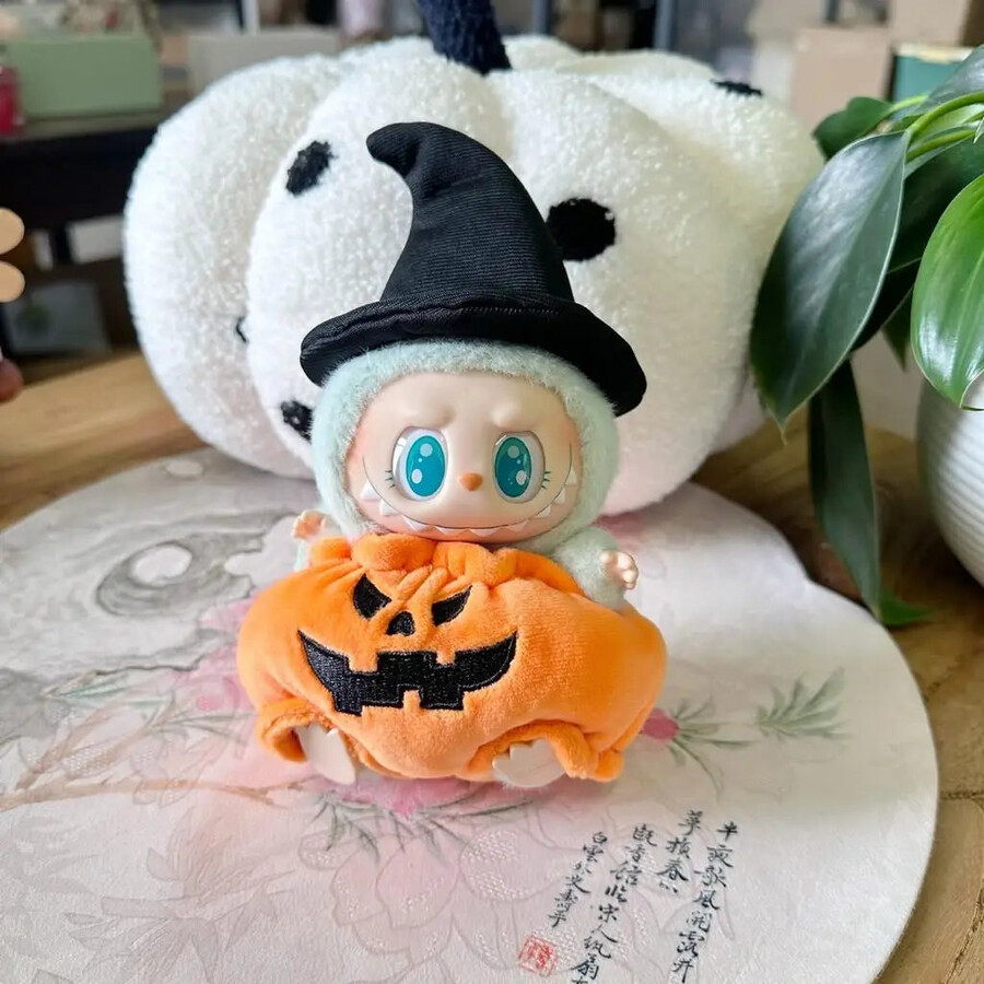 labubu halloween pumpkin outfit