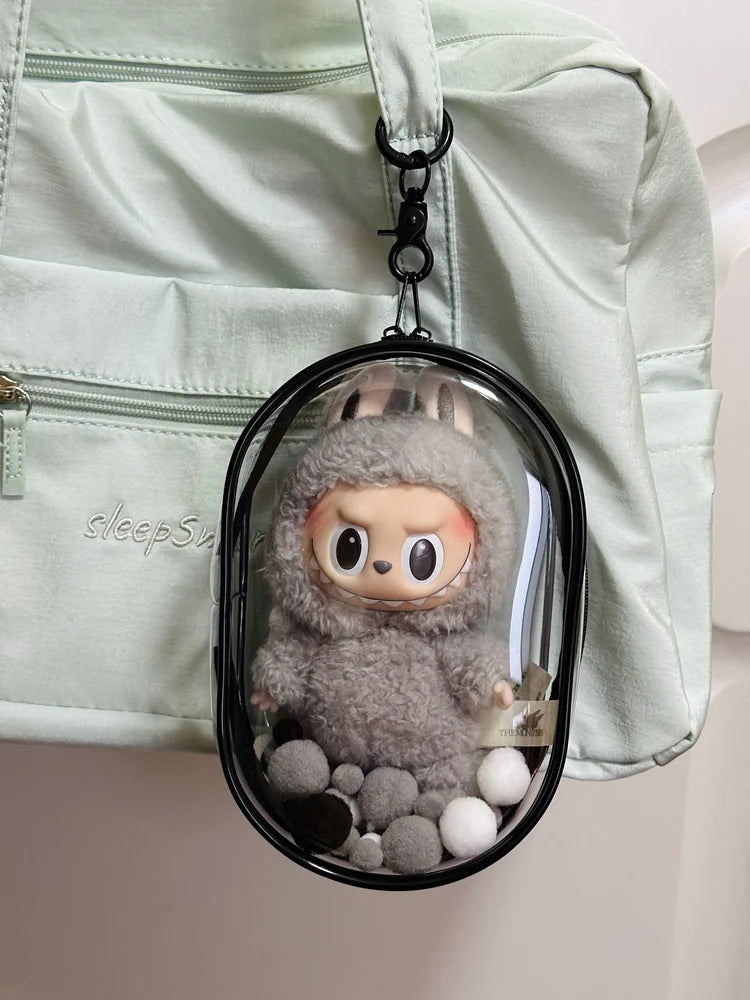 caso labubu essential transparent
