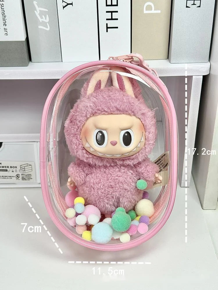 caso labubu essential transparent