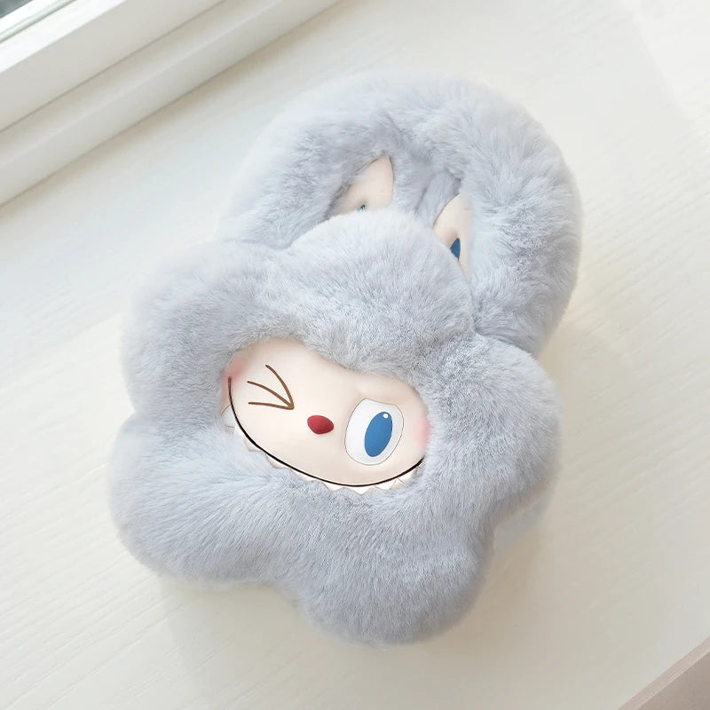 labubu plush flower bag