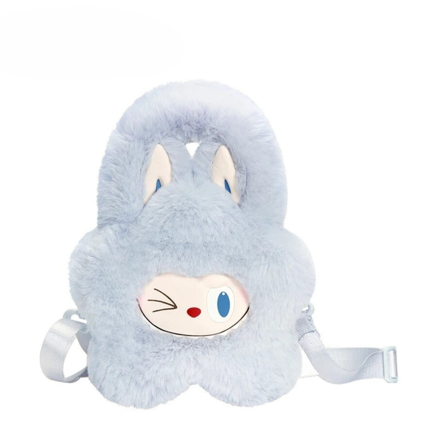 labubu plush flower bag
