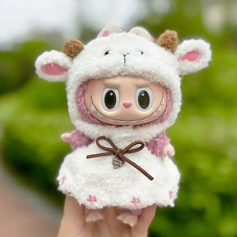 labubu lamb plush outfit