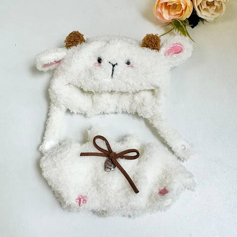 labubu lamb plush outfit