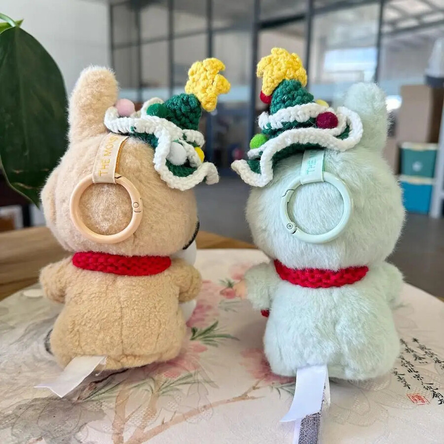 labubu xmas tree hat amp scarf set
