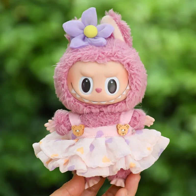 labubu strawberry outfit