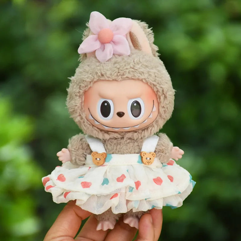 labubu strawberry outfit