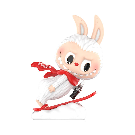 pop mart pop mart x coco-cola the monsters labubu figure snowy mountain ppmt-2410-0232-sm