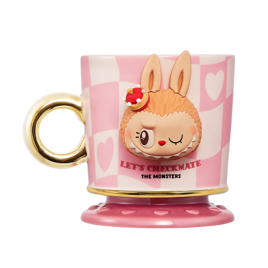 pop mart the monsters lets checkmate series mug cup