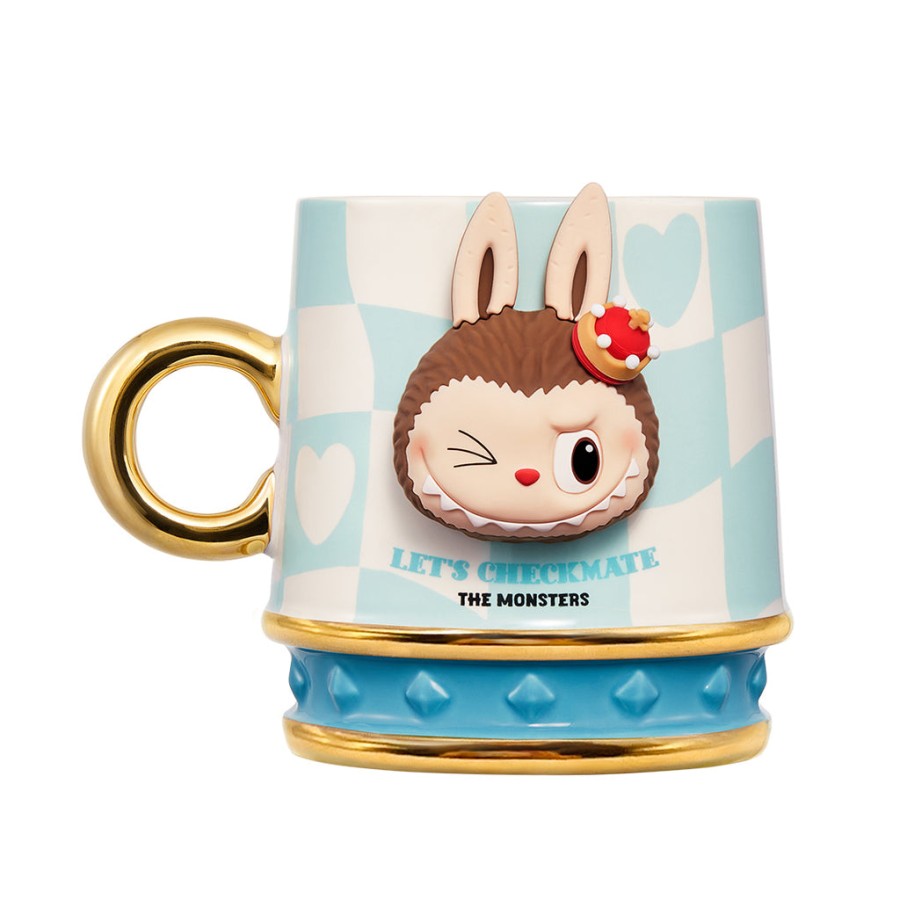 pop mart the monsters lets checkmate series mug cup