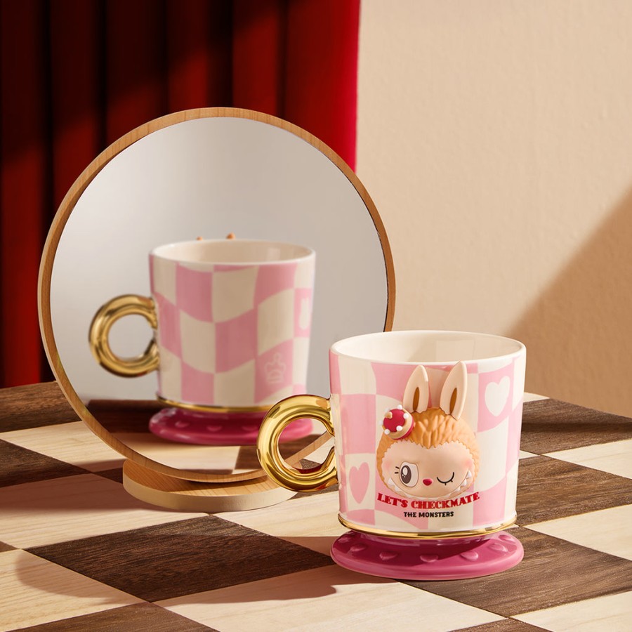 pop mart the monsters lets checkmate series mug cup