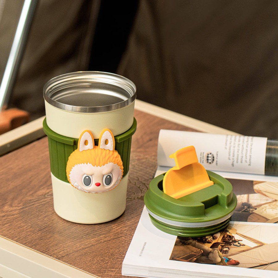 pop mart the monsters home of the elves series tumbler cup