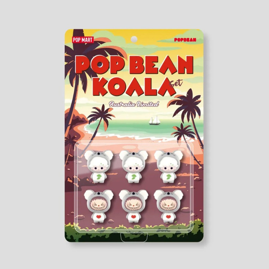 pop mart pop bean koala set mini figures 6 pack