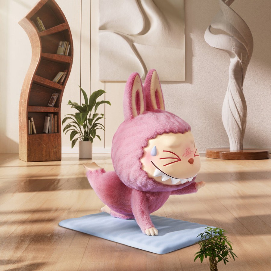 pop mart the monsters lazy yoga series blind box