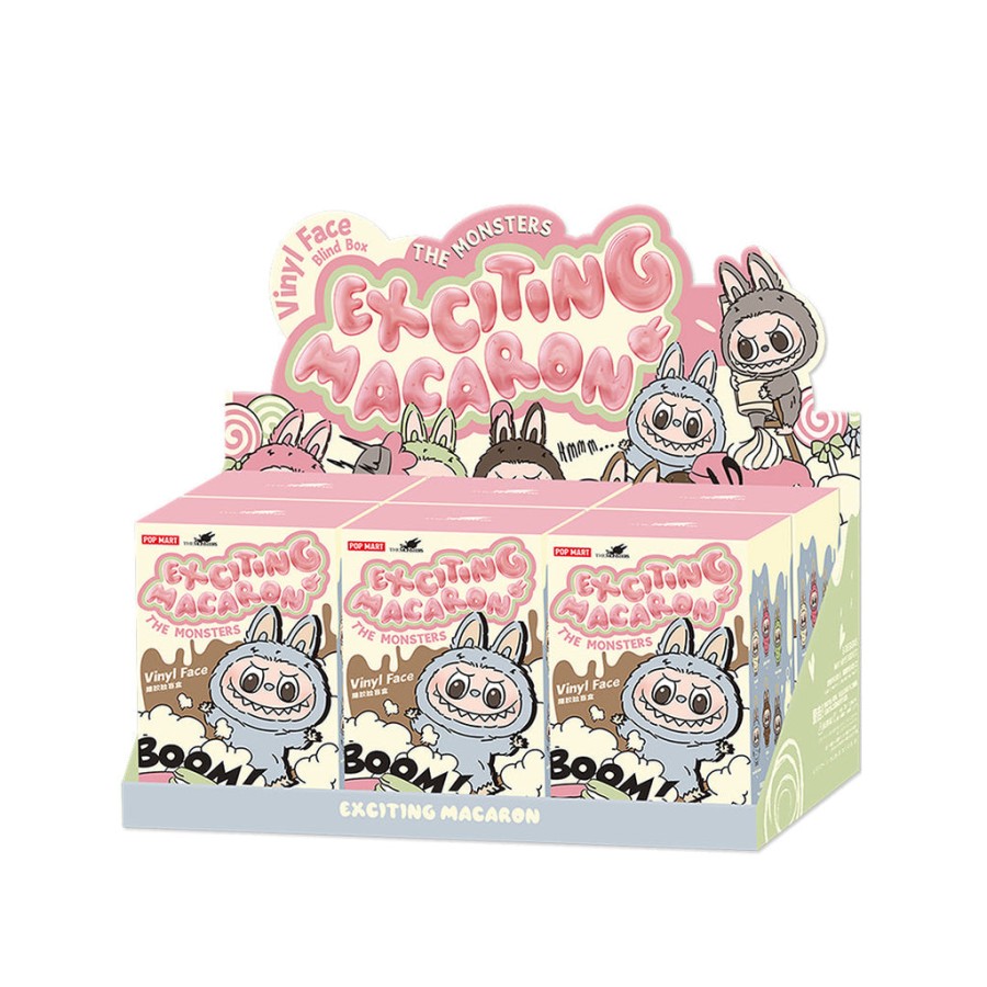 pop mart the monsters exciting macaron series plush pendant blind box