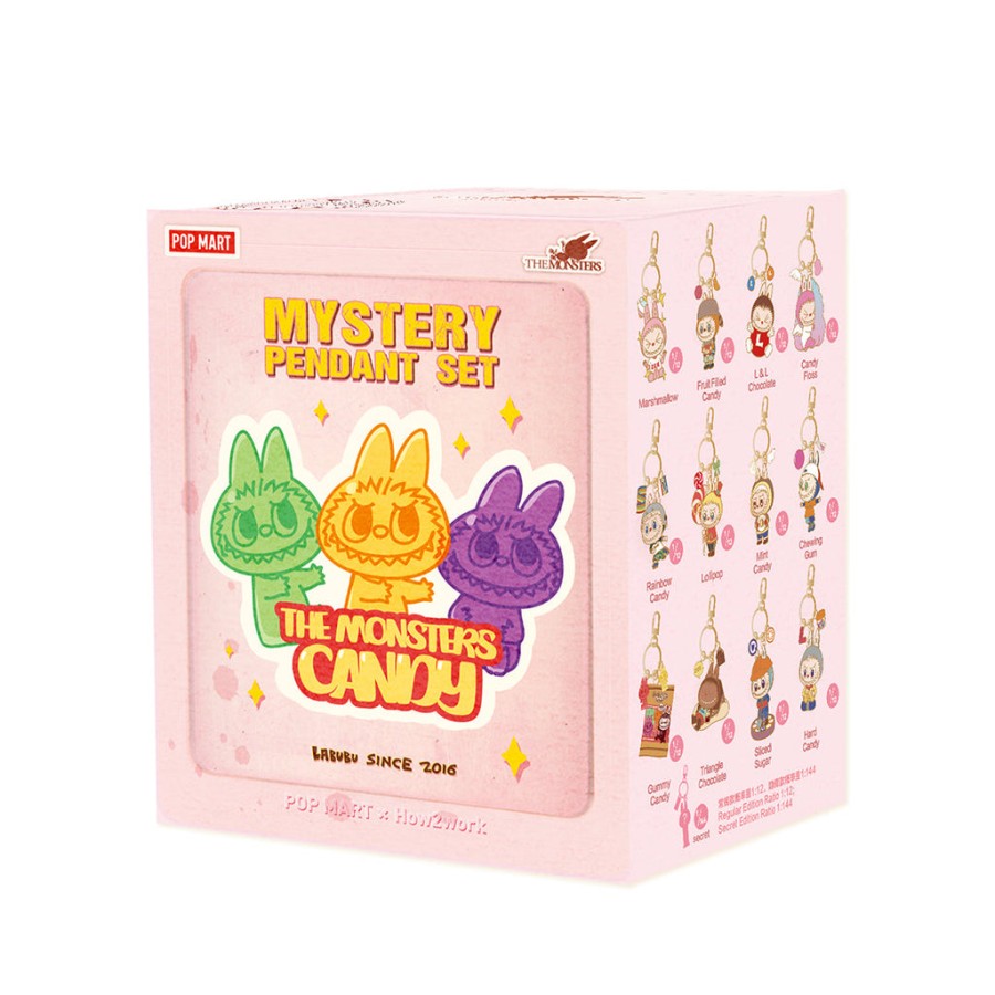 pop mart the monsters candy series pendant keychain blind box