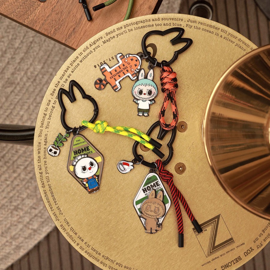 pop mart the monsters home of the elves series pendant keychain blind box